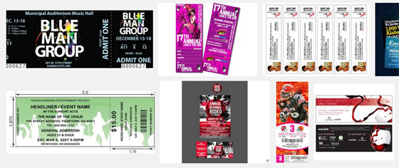 Event Tickets Design